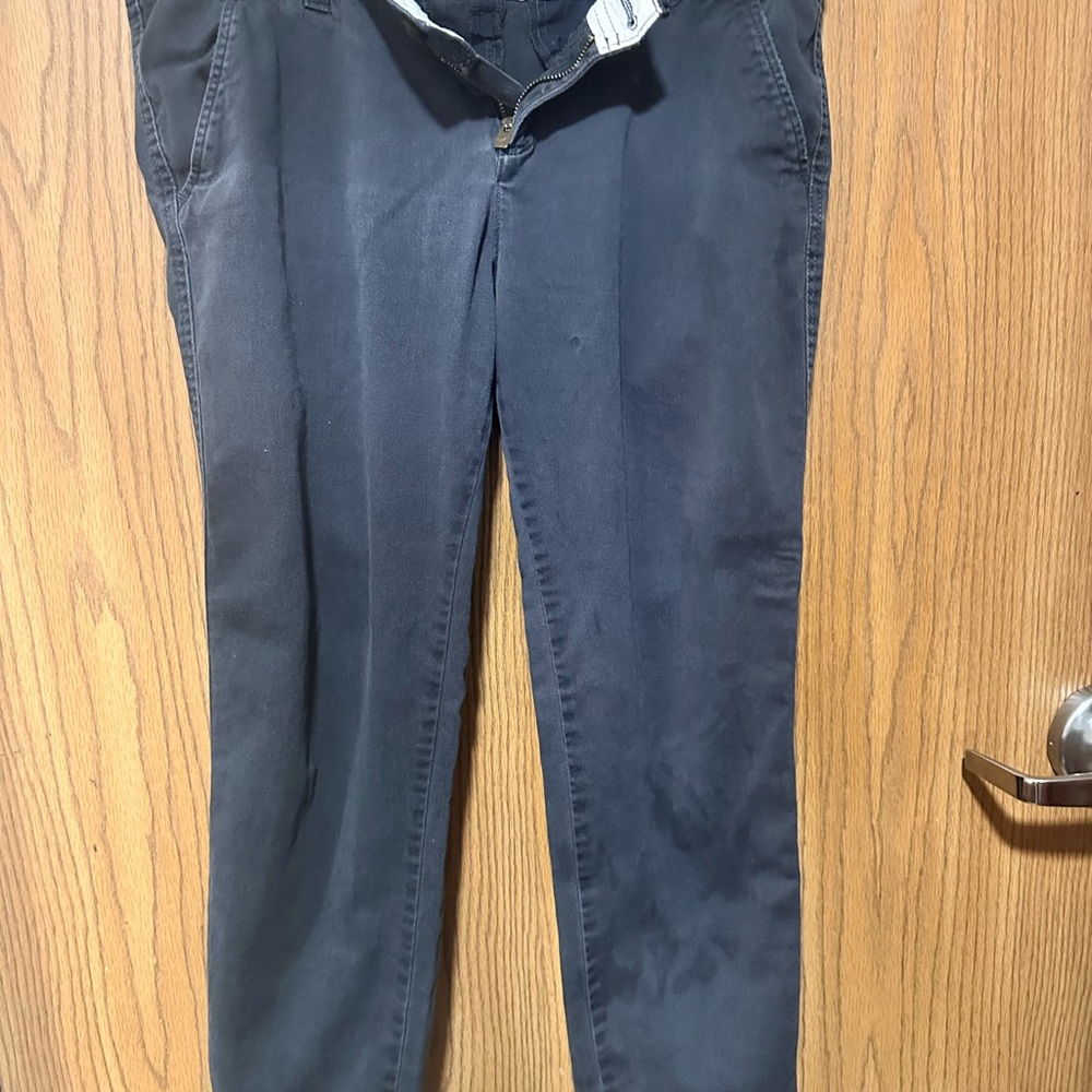 Hollister Navy Cropped Pants